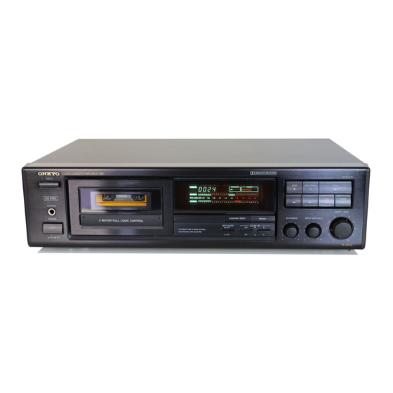 Onkyo TA-2820 Service Manual