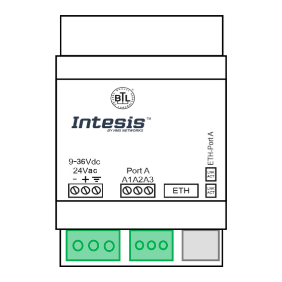 HMS Networks Intesis INSTCMBG 0000 Series Installation Sheet