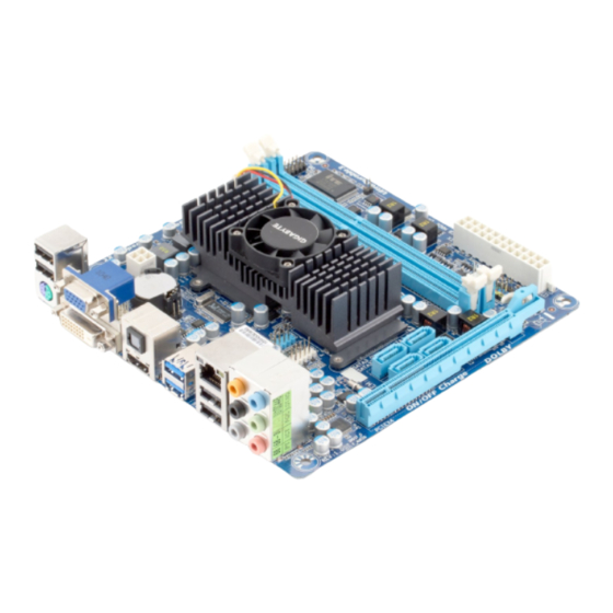 Gigabyte GA-E350N-USB3 User Manual