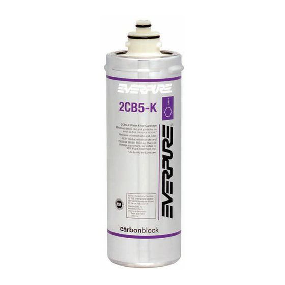 Everpure Replacement Cartridge 2CB5-K Specification Sheet