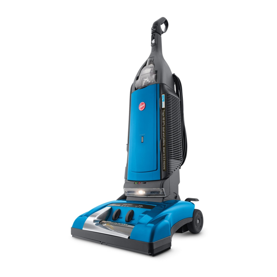 HOOVER SELFPROPELLED WINDTUNNEL CLEANER OWNER'S MANUAL Pdf Download ManualsLib