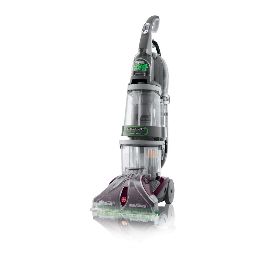 HOOVER STEAMVAC BAGLESS VACUUM CLEANER OWNER'S MANUAL Pdf Download ...