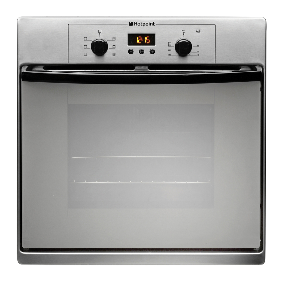 HOTPOINT SY10X/1 OPERATING INSTRUCTIONS MANUAL Pdf Download ManualsLib
