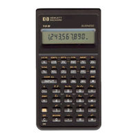 HP 10B - 10B Financial Calculator Owner's Manual