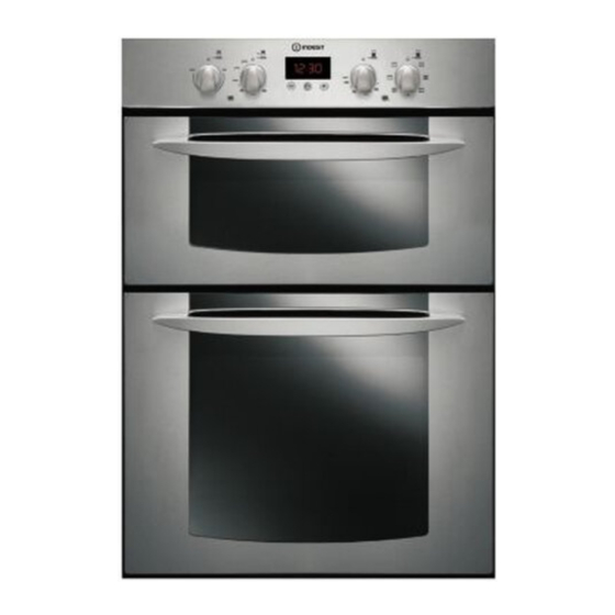 indesit double oven fid20