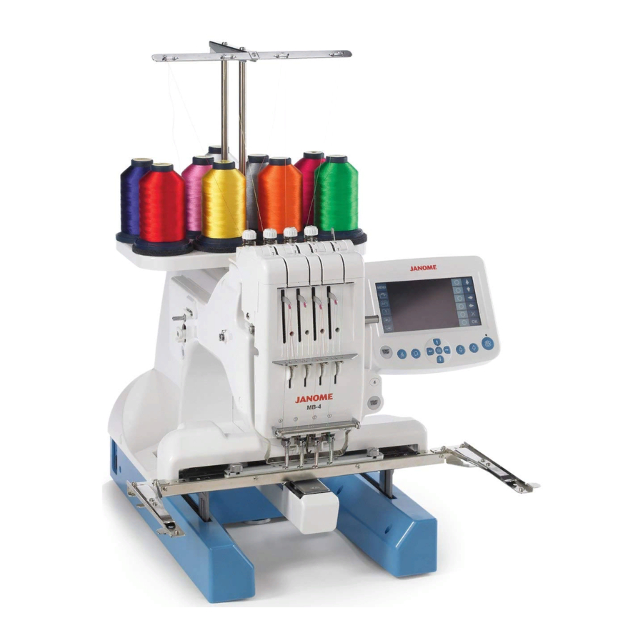 JANOME MB4 INSTRUCTION BOOK Pdf Download ManualsLib