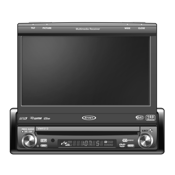 JENSEN VM9312HD INSTALLATION AND OPERATION MANUAL Pdf Download ManualsLib