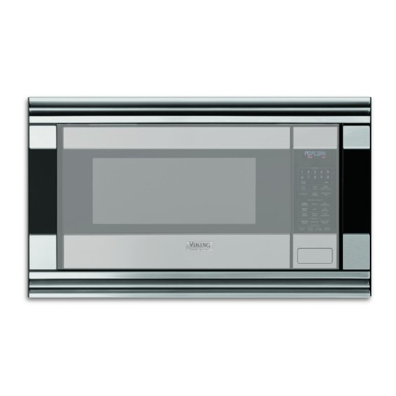 VIKING DESIGNER MICROWAVE BUILTIN TRIM KIT INSTALLATION MANUAL Pdf