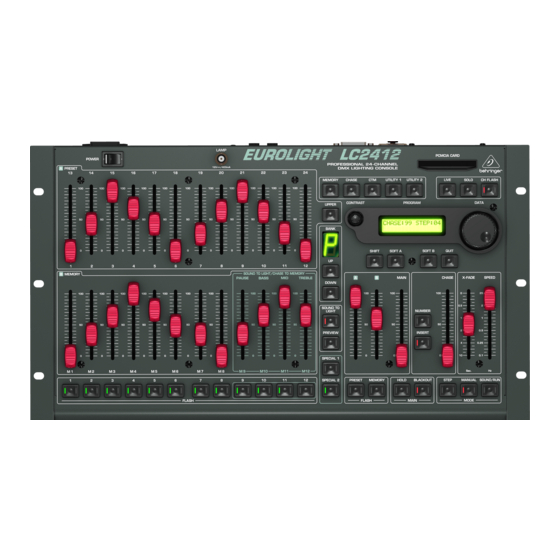 Behringer Eurolight LC2412 User Manual