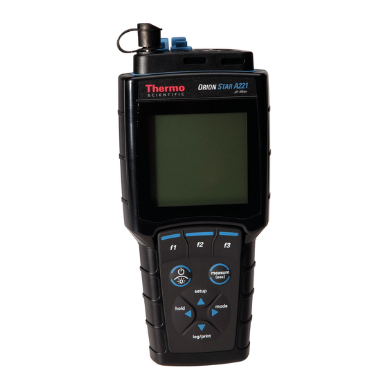 THERMO SCIENTIFIC ORION STAR A211 REFERENCE MANUAL Pdf Download ManualsLib
