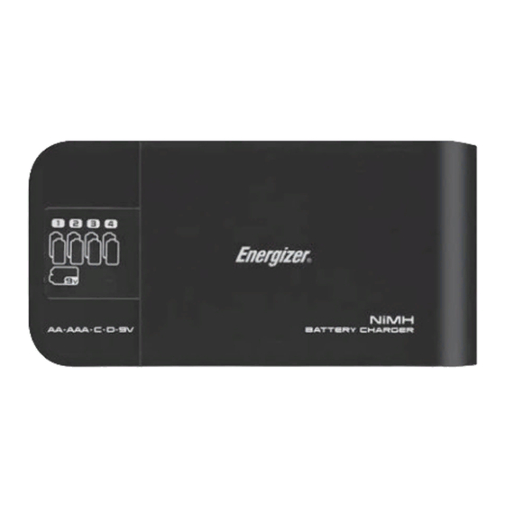 ENERGIZER RECHARGER CHFC2 QUICK MANUAL Pdf Download ManualsLib