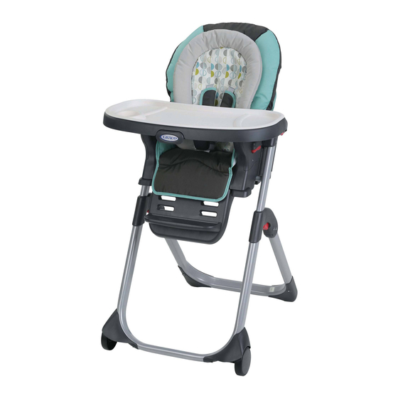 graco duodiner lx high chair manual