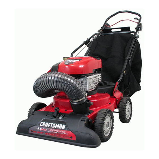 Craftsman power propelled 2024 yard vacuum