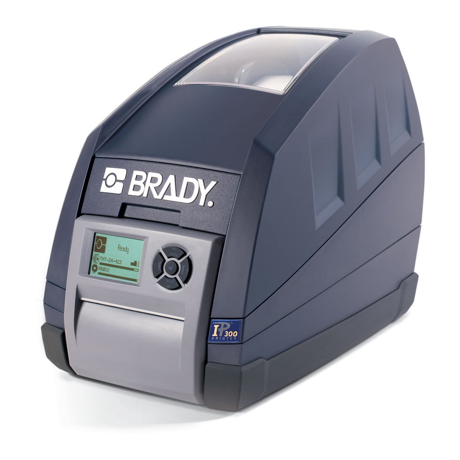 BRADY IP PRINTER SERIES SERVICE MANUAL Pdf Download ManualsLib