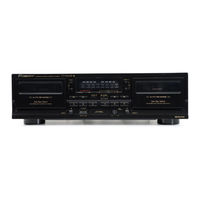 Pioneer CT-W208R - Dual Cassette Deck Service Manual