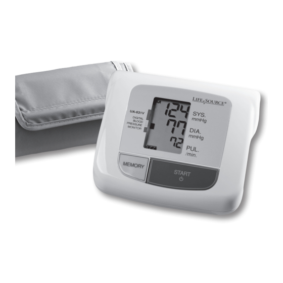 LifeSource UA-651L-AC Blood Pressure Monitor with Large Cuff and