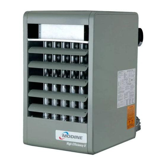 MODINE MANUFACTURING PDP INSTALLATION AND SERVICE MANUAL Pdf Download |  ManualsLib