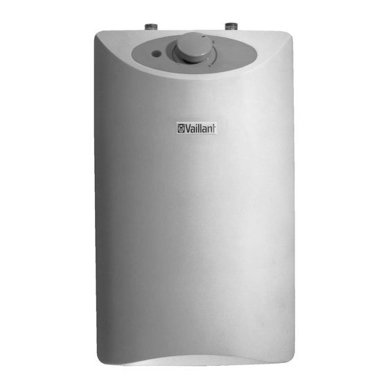 VAILLANT VEN 5/5 U CLASSIC INSTALLATION AND OPERATING INSTRUCTIONS