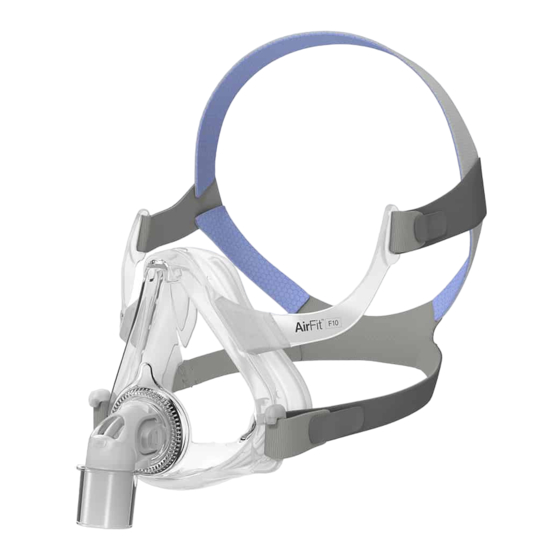 ResMed AirFit F10 User Manual