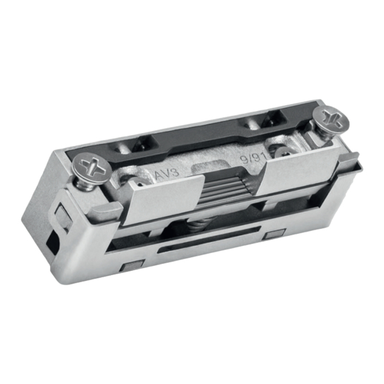 Winkhaus STV-TAGESFALLE 9/91 TAFA FA LS Manual