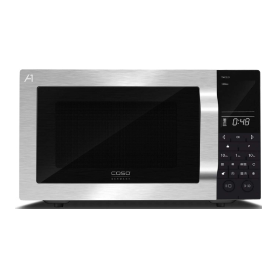 Caso TMCG25 Chef Touch Original Operating Manual