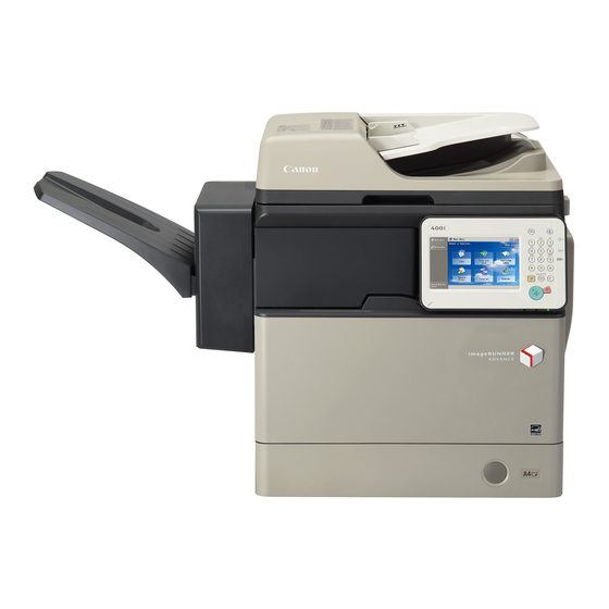 Canon imageRUNNER ADVANCE 400iF Manuals