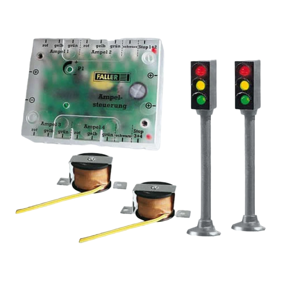 Faller 2 traffic lights with switch Manual