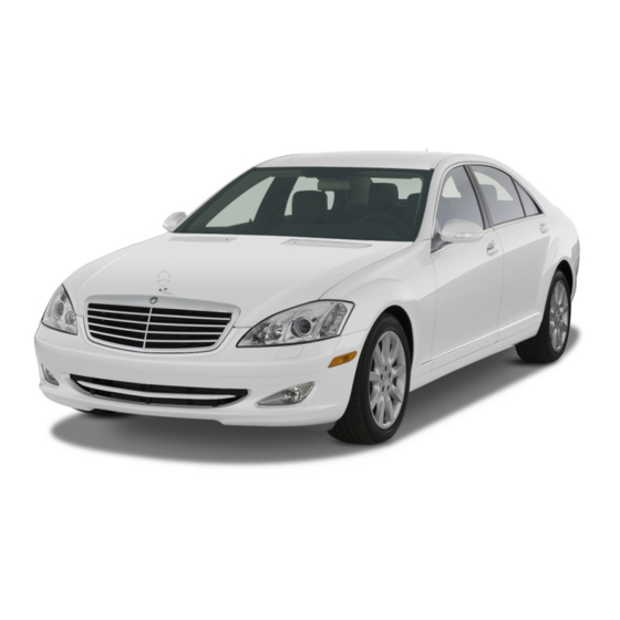 Mercedes-Benz S-Class 2009 Owner's Manual