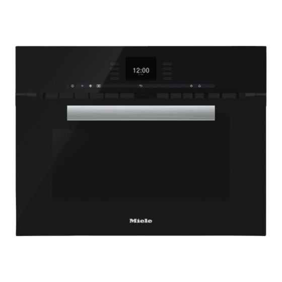 Miele H6600 Operating And Installation Instructions