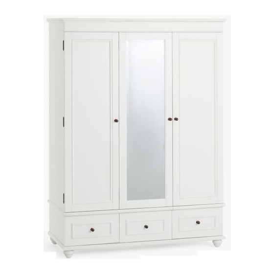PB TEEN Chelsea Armoire Assembly Instructions Manual
