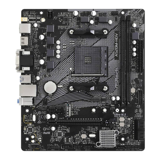 ASROCK A520M HVS Manual