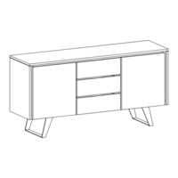 SIMPLIHOME brooklyn+max WyndenHall AXCLRY-10-OAK Manual