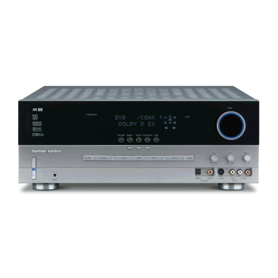 Harman Kardon AVR 335 Owner's Manual