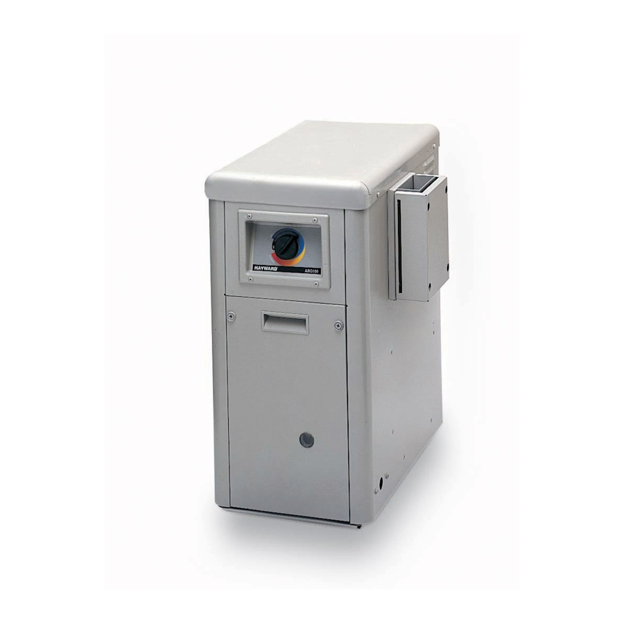 Hayward ABG1001 Installation, Operation & Service Procedures