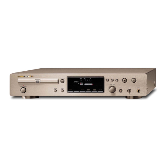 Marantz DR6000 User Manual