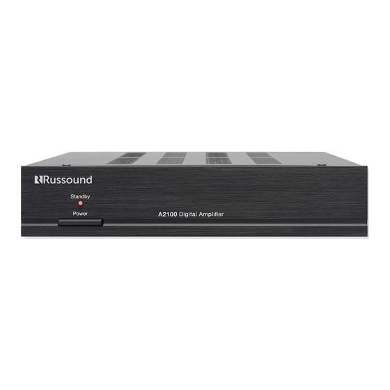 Russound A2100 Installation Manual