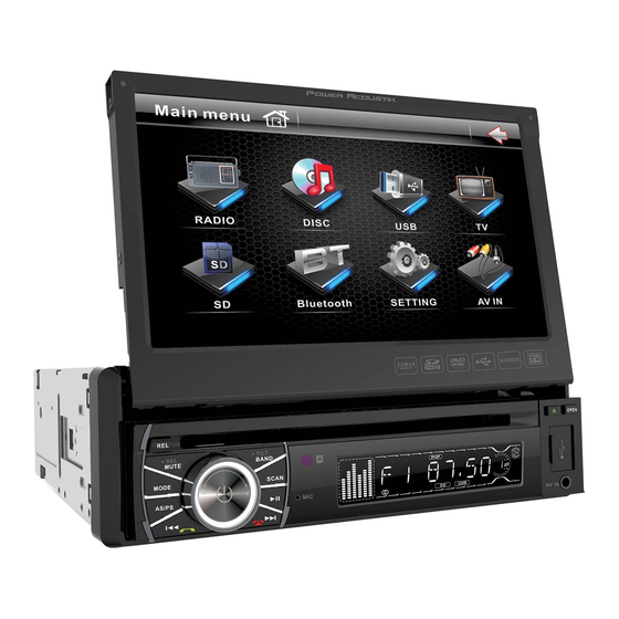 Power Acoustik PTID-8920 Owner's Manual