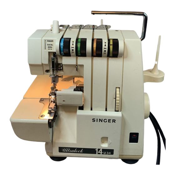 Is anyone familiar with this serger model? Singer Ultralock Model 14U34B :  r/sewing