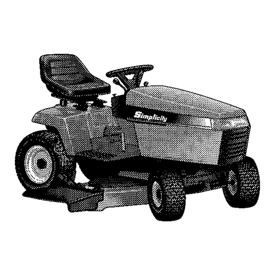 Snapper 12.5 Gear Operator's Manual