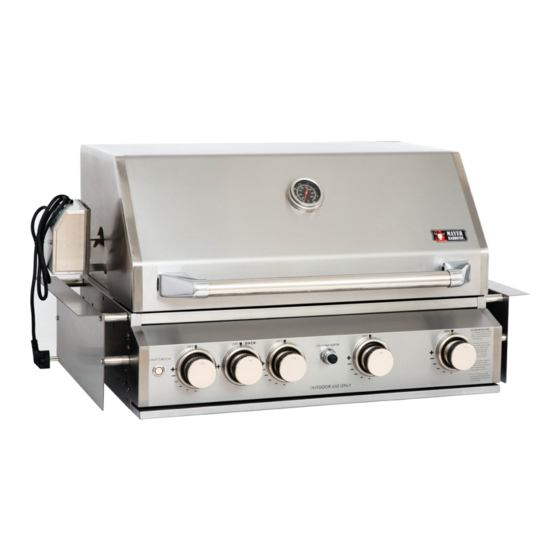 Mayer Barbecue ZUNDA MGG-240 Assembly Instructions Manual