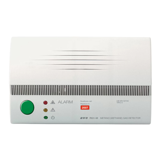 AVE RG1-M Manual