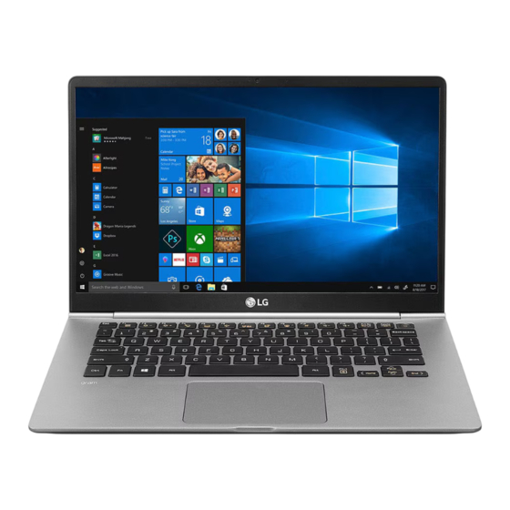 LG 14ZB990 Easy Manual