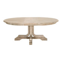 Essentials For Living Torrey 60 Round EXT Dining Table Assembly Instructions