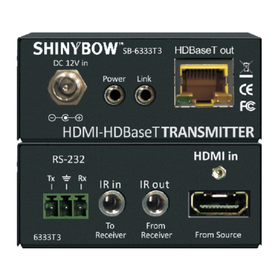 Shinybow USA SB-6333R3 Manuals