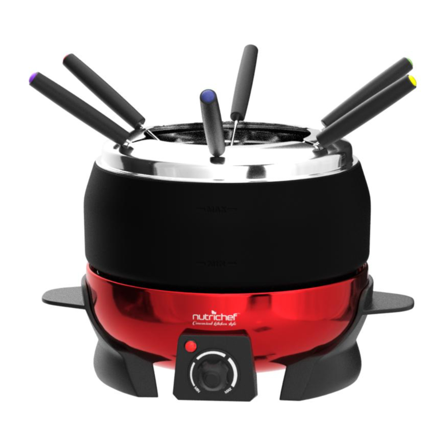 NUTRICHEF PKFNMK23 - Electric Fondue Manual