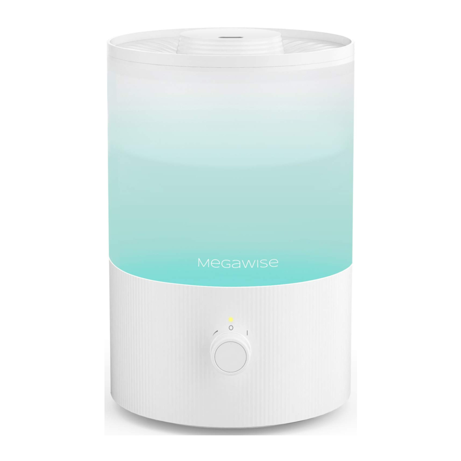 MegaWise APJ-617 - 40hrs Long Vortex Top-fill Design Humidifier Manual