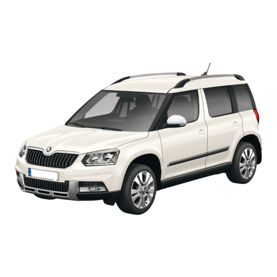 Skoda 2014 Yeti Owner's Manual