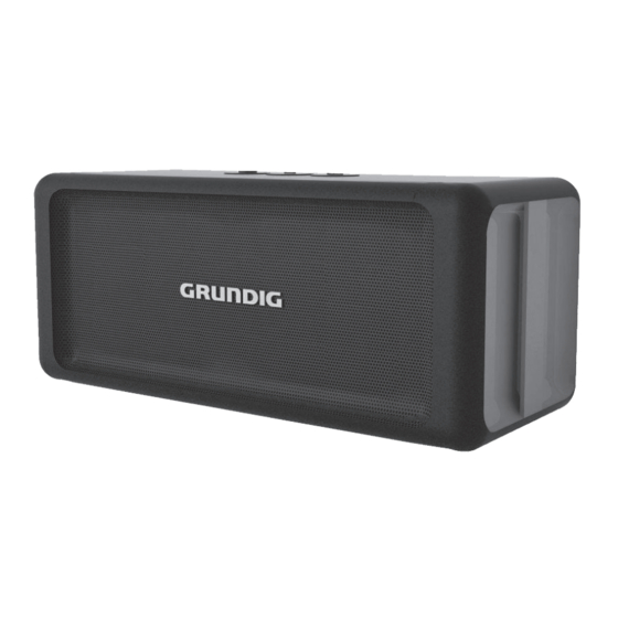 Grundig GSB 120 User Manual