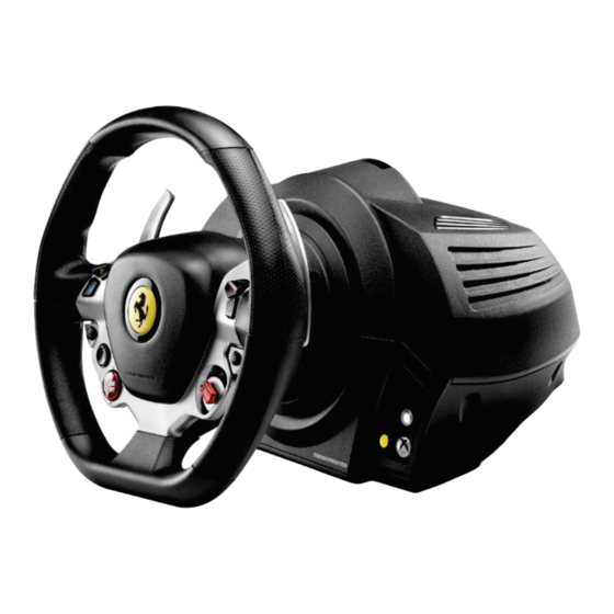 Thrustmaster TX Ferrari 458 Italia Instructions Manual