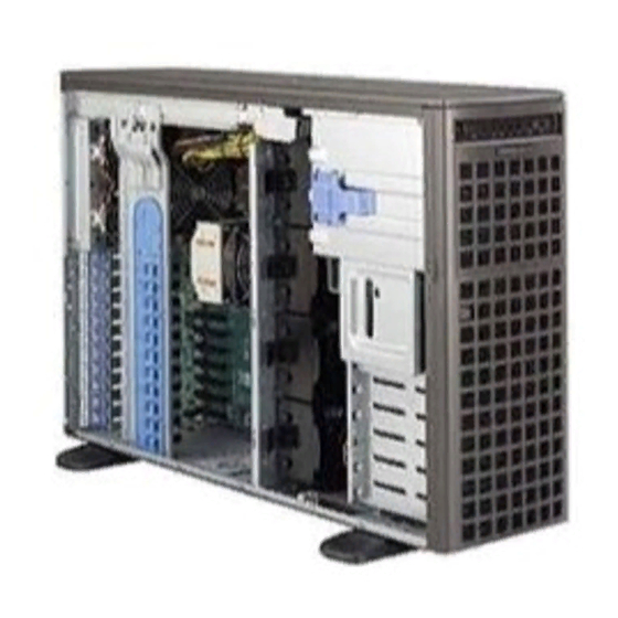 Supermicro SC747 Series 4U Tower Chassis Manuals